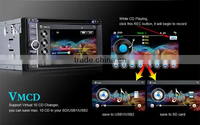 Erisin ES890G 6.2" Universal Car DVD Player Sat Nav TV Tuner