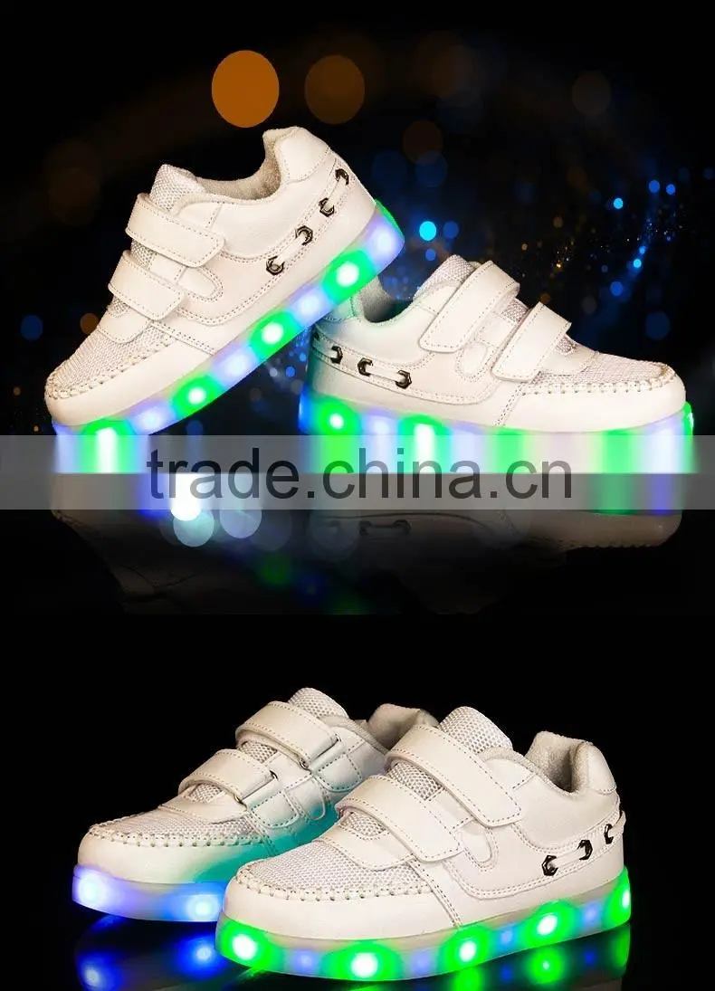 Shoes Kid 2016 Kid Shoes led Luminous Light Up Shoes for Kid With High Quality