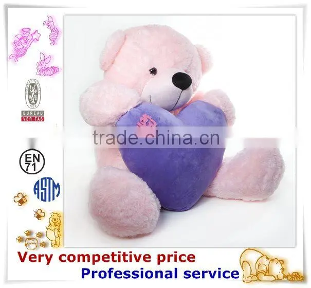 OEM Stuffed Toy,Custom Plush Toys, stuffed teddy bear with heart toys