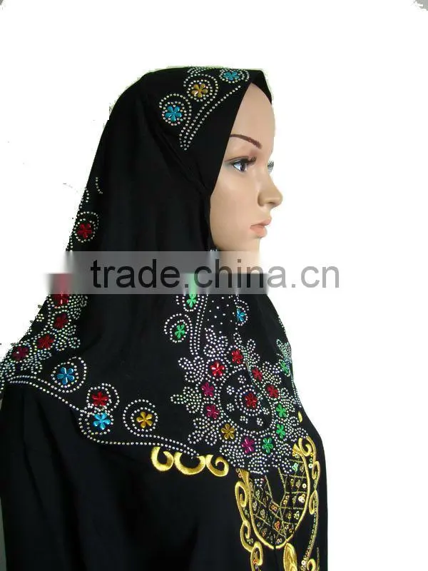 A525 polyester beautiful muslim hijab