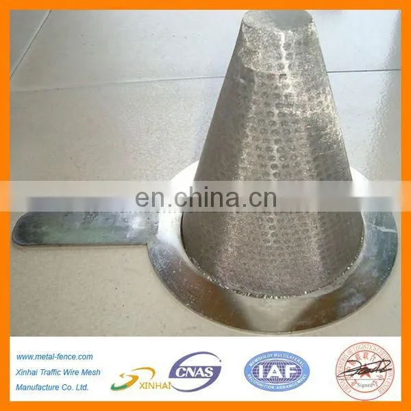 Cone wire mesh strainer/Stainless steel tumbler wire mesh cone filters