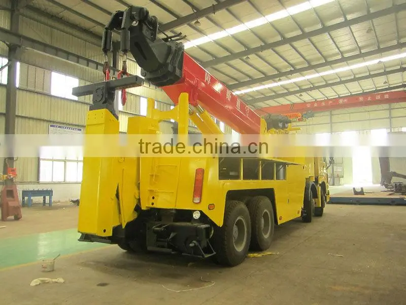 50Ton Howo 360 degree Rotation Heavy Recovery Truck