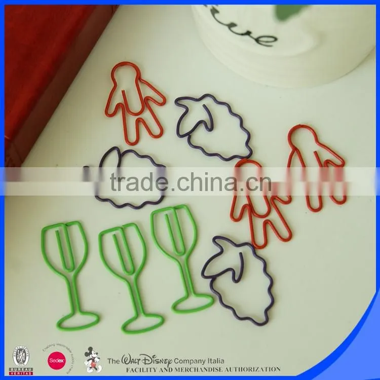 A variety of modeling paper clips various size