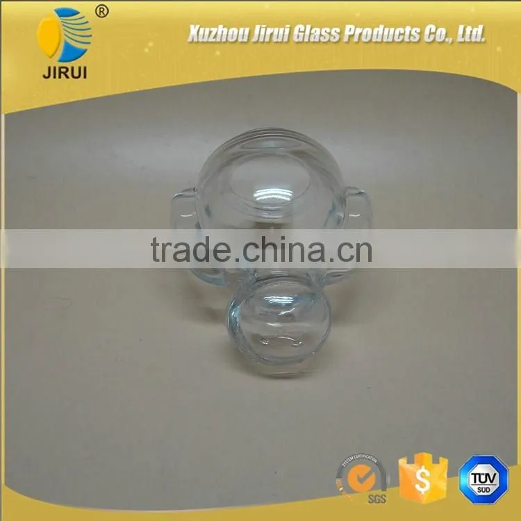 140ml Big Hero Shape Clear Glass Candy Jar
