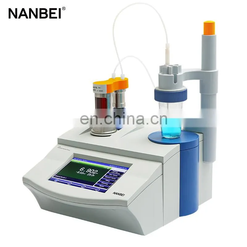 NANBEI Lab Volumetric Coulometric Titration Karl Fischer Titrator