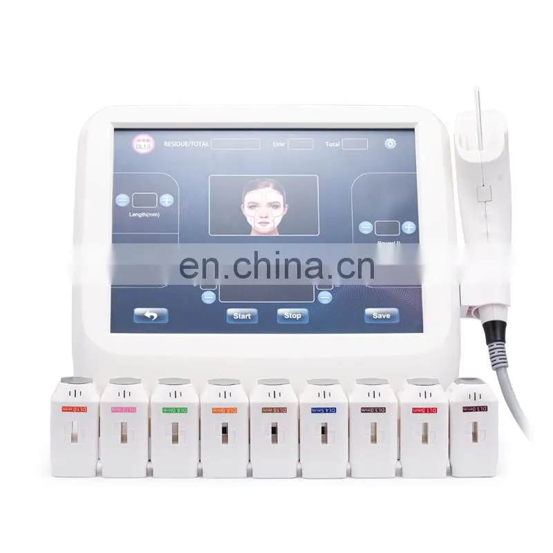 Portable 4d 12 lines beauty machine for anti-aging wrinkle removal