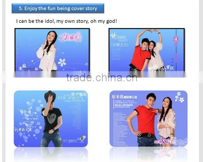 Easier Your Use! LCD Touch Screen Photo Booth Online Purikura For All Events
