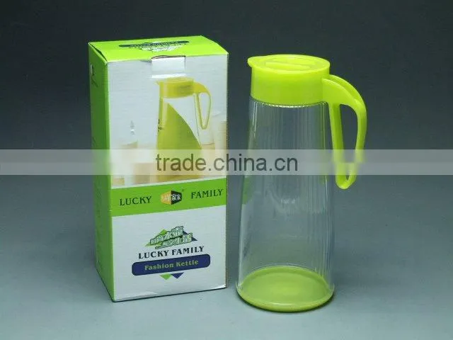 1.8L plastic cold water jug with cup set