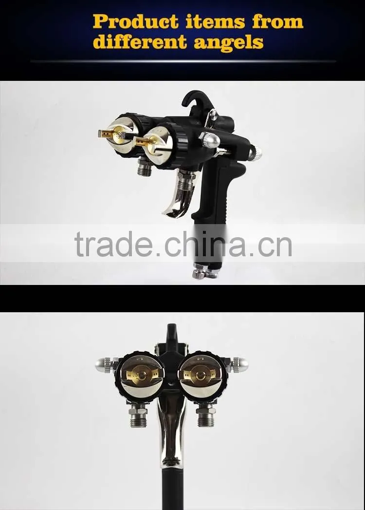 double nozzle spray gun