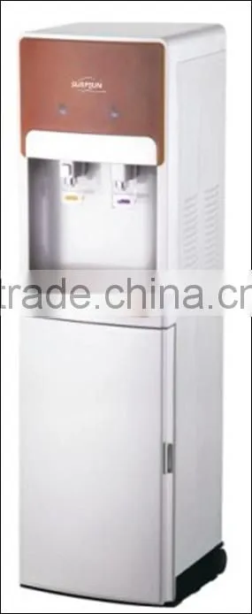 Alkaline water dispenser with hidden bottle for office