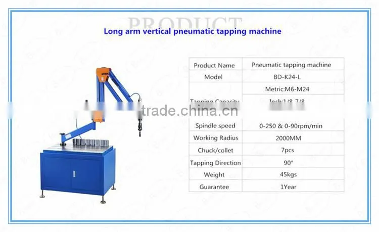 China factory bolt threading machine