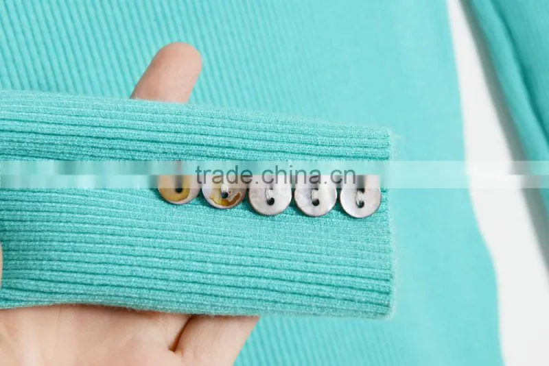 Hot sale beautiful sweaters for girls round collar sweater for women