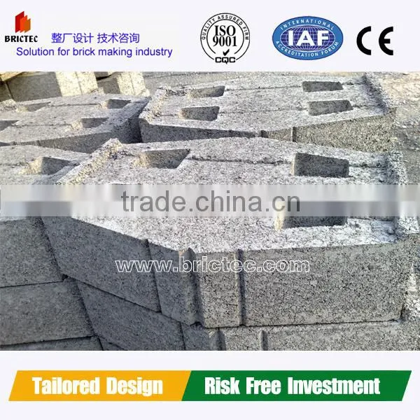 Weight 6500Kg fully-auto cement interlock paver brick machine