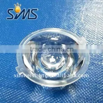 Clear glossy cancave led lens for luxeon ssc edison led 22.5~25mm