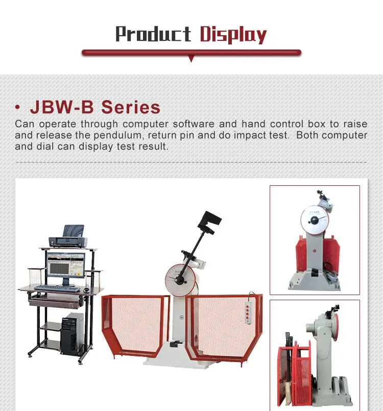 HST KASON HESGRAND JBW-500B 500J Impact Testing Machine/Charpy Impact test Equipment Price