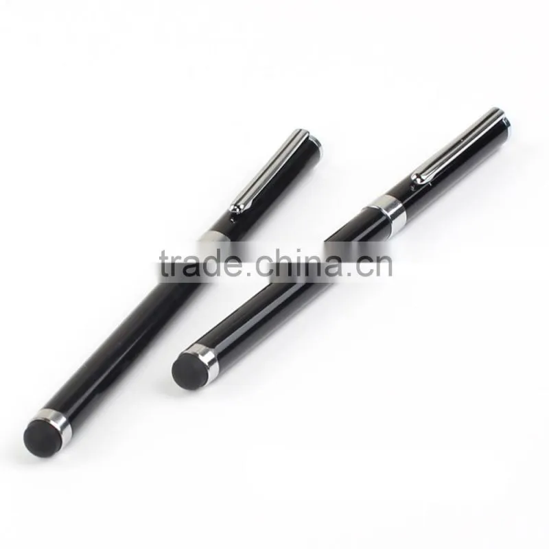 Promotional Slim Metal black pen Touch Pen