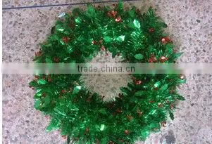 Tinsel Holographic Wreaths