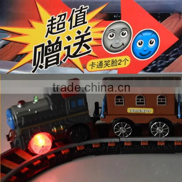 Intelligence early education orbit toys with battery train and light, orbit toys, slot toys