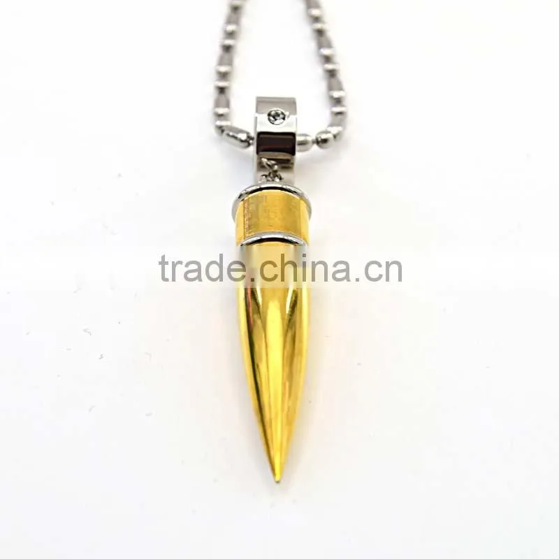 wholesale fashion jewelry costume jewelry gold 316l stainless steel jewelry gold pendant