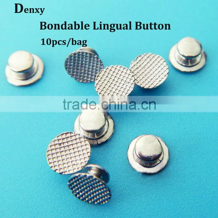 Bondable lingual buttons/orthodontic lingual material/ortho accessory