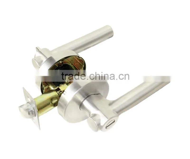 Tubular Lever door lock 8809BK-SS,stainless steel door lock