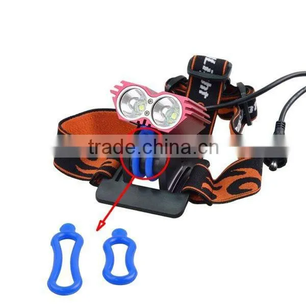 Factory Price 4*18650 Batteries Powered Bicycle Light 2 XML T6 LED Bicycle LED Light