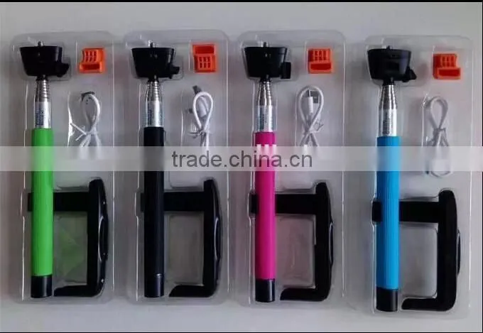 Mobile Phone selfie stick monopod handheld Monopod mini portable bluetooth selfie stick