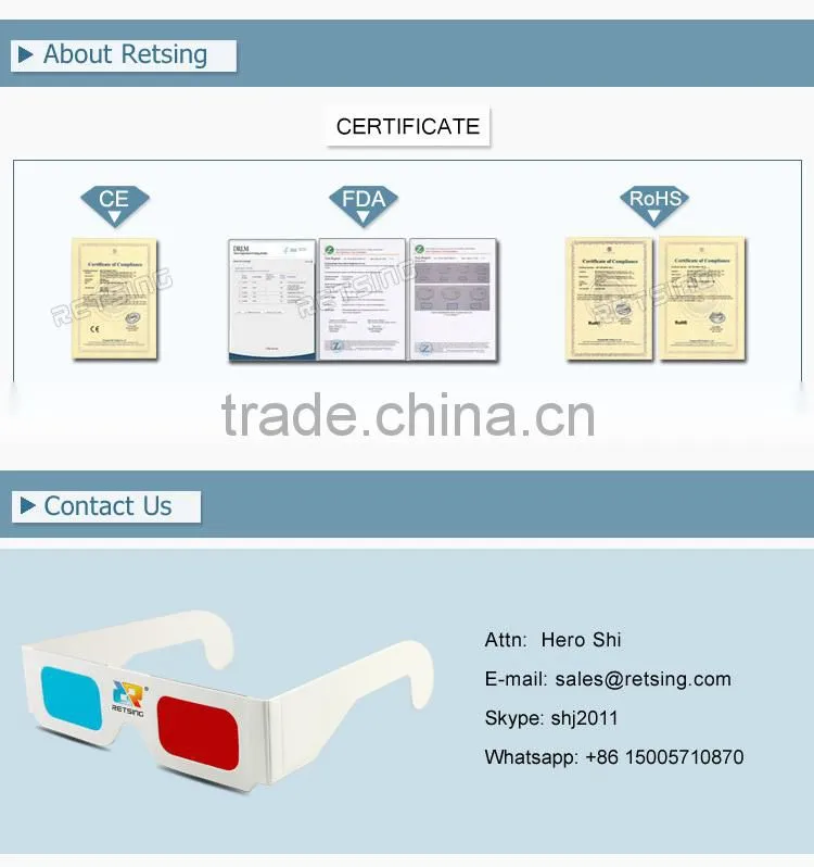 3d red blue movies 3d glasses lens material movie