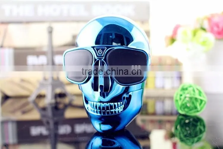 (hot style) skull head travel gift portable power bank, cute power charger, mini USB mobile power bank charger