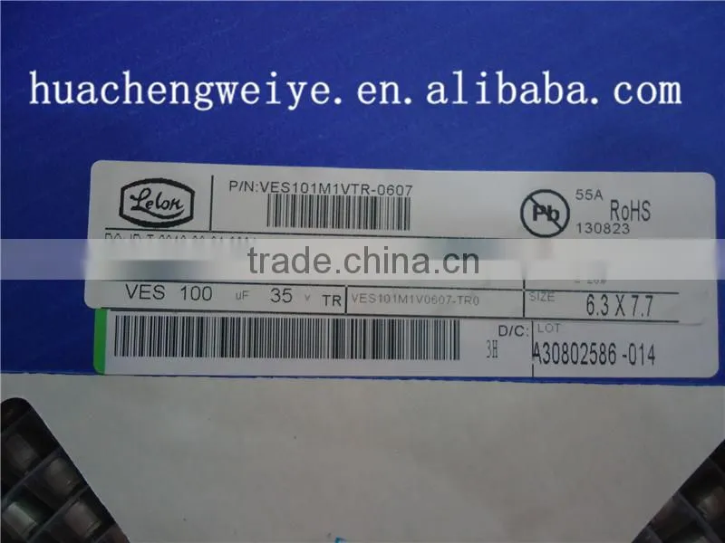 SMD Aluminum electrolytic Capacitors 100UF 35V 6.3*7.7