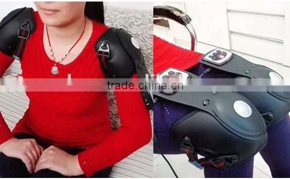 Hot sell physiotherapy massager, electric vibrating and heating knee & shoulder massager