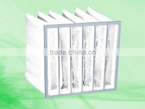 Factory price synthetic fiber primary filter/pocket filter/bag filter for clean room