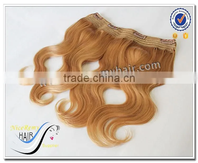 Wholesale human hair extensions clip in curly hair extension clip in human hair