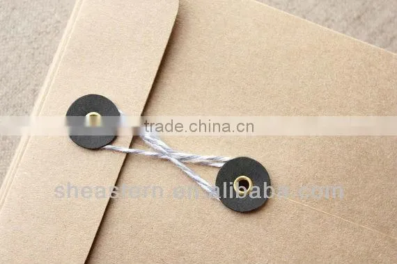 Customed Button String Envelope