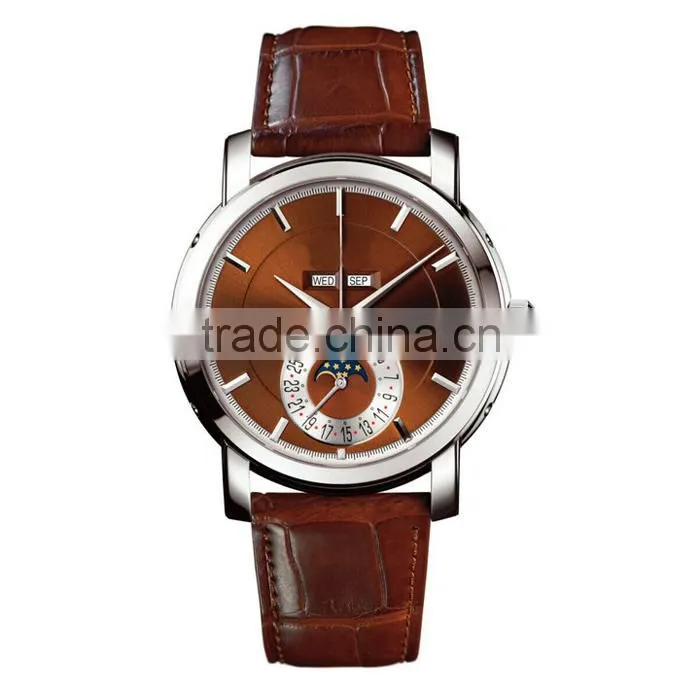 Hot selling 20156 Stainless Steel Japan movt factory watches for mens