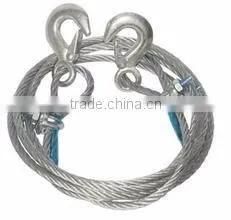 car mulfunction use quality steel wire tow rope