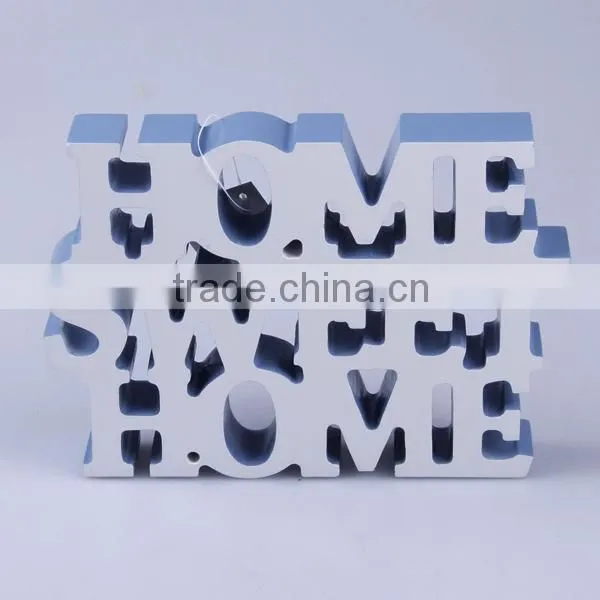 Color Painted Wooden Letters Home Sweet Home