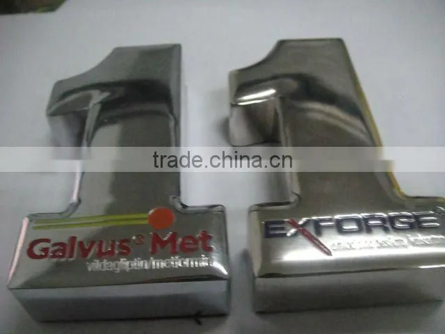 square metal paper weight