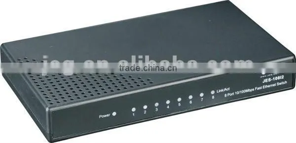 10/100Mbps 8 port switch