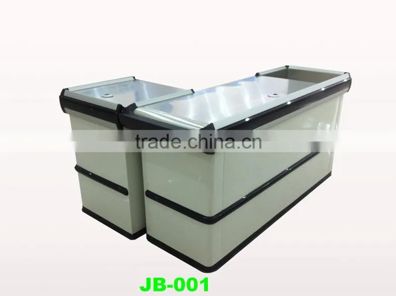 stainless steel retail checkout counter