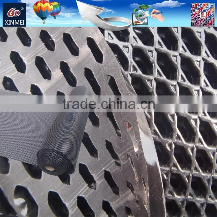 garden plastic material black pvc ground mat