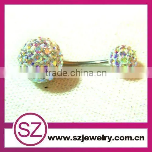 SBP0004 jet belly girls and ladies piercing jewelry 2015