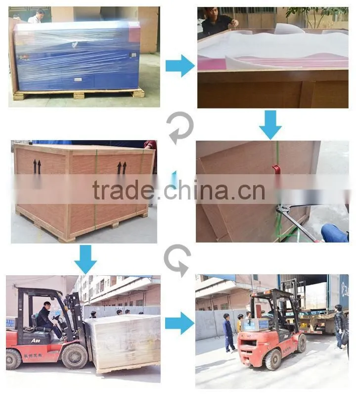 CE ISO certifacte Dowell 1410 CO2 laser tube engraving machine / laser cutter with high quality and speed
