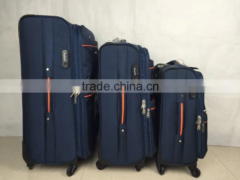 Inventory ready for shipment quality 3pcs trolley luggage set 20''24''28''