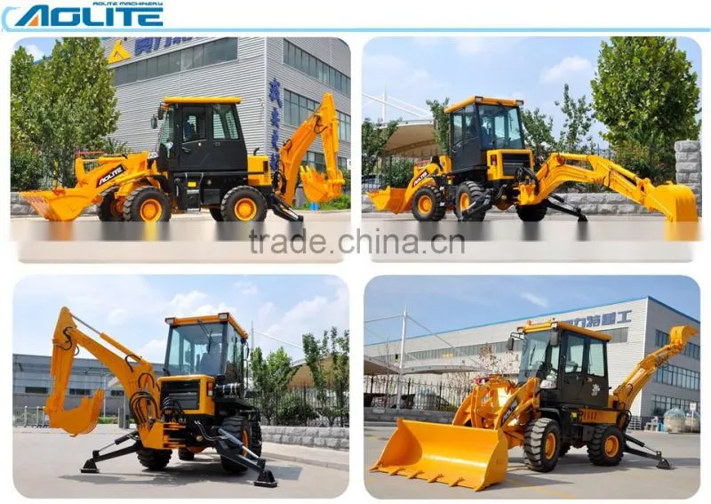 LED light mini backhoe by professional chinese manufacturer