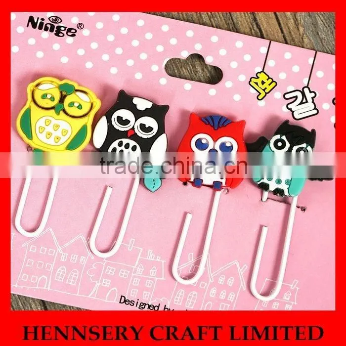 Rubber soft pvc nitinol paper clip