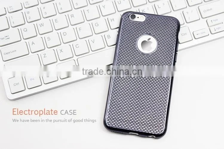 2016 summer wholesale luxury phone case popular TPU electroplating phone case for iPhone 5 se 6 6plus