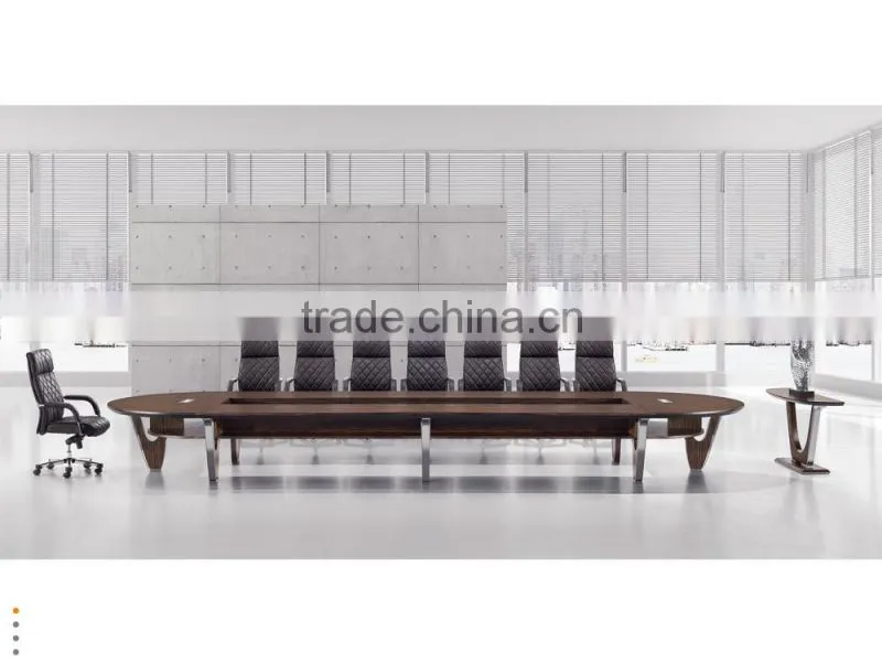 HT-04 modern conference table stainless steel frame for 6M conference tables for sale