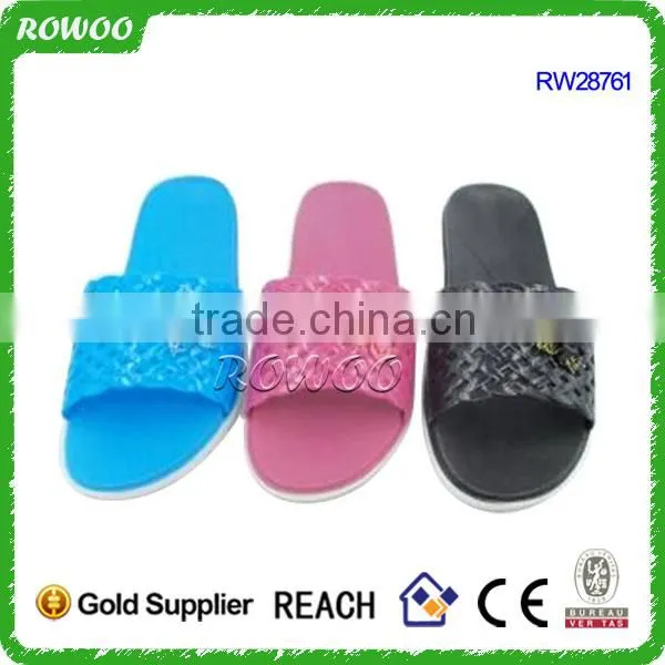 Colorful Slide and cheap lady slippers of chinese factory