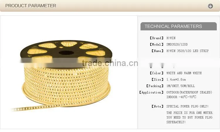 Shanghai MAYWIN 3528 led strips 120leds per meter smd strip lights 3528 for 220v 50% off